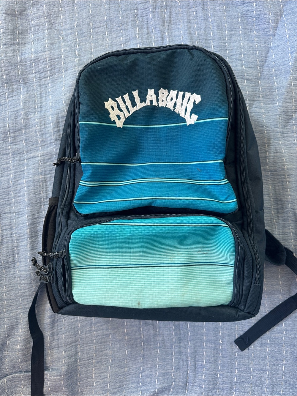 3/$20 Billabong Blue & Teal Gradient Backpack back to school!